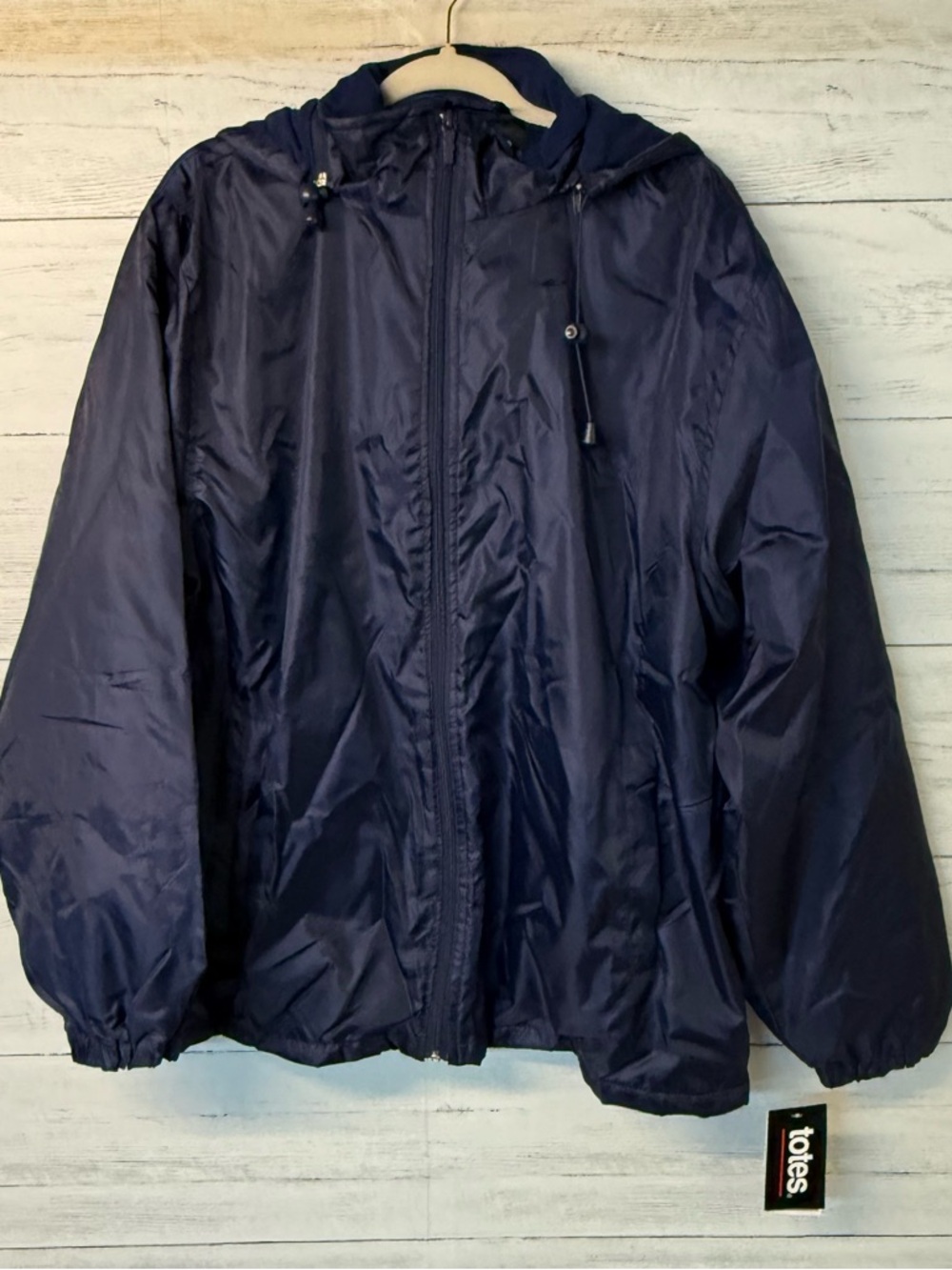 Totes Men's Navy Packable Windbreaker Jacket